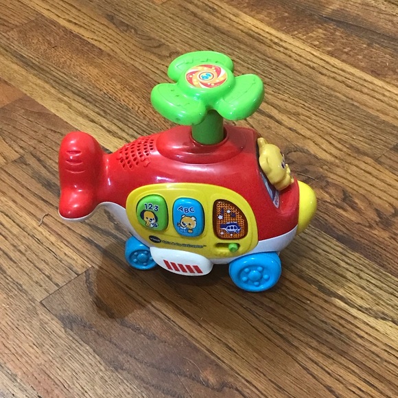vtech Other - VTech Spin and Go Helicopter, Red
Pressing down on the propeller crawl and chase